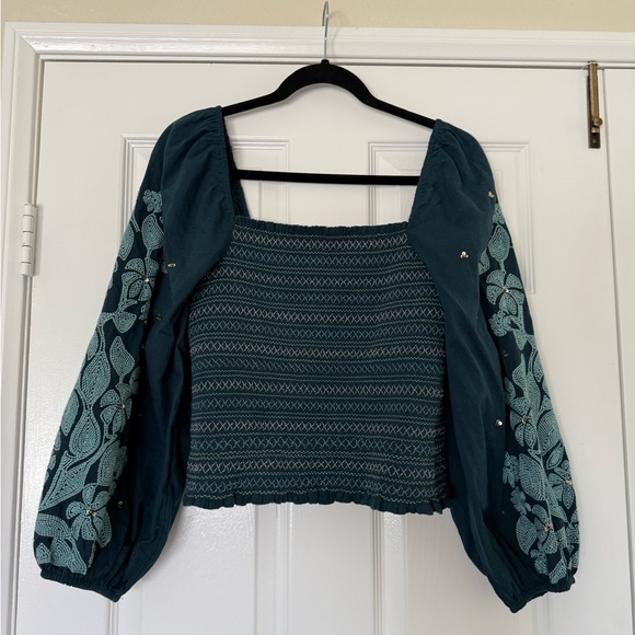 Anthropologie Smocked Blouse - Picture 5 of 9